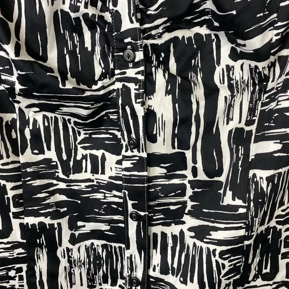 Apt.‎ 9 Black and White Abstract Women's Blouse - Picture 3 of 7